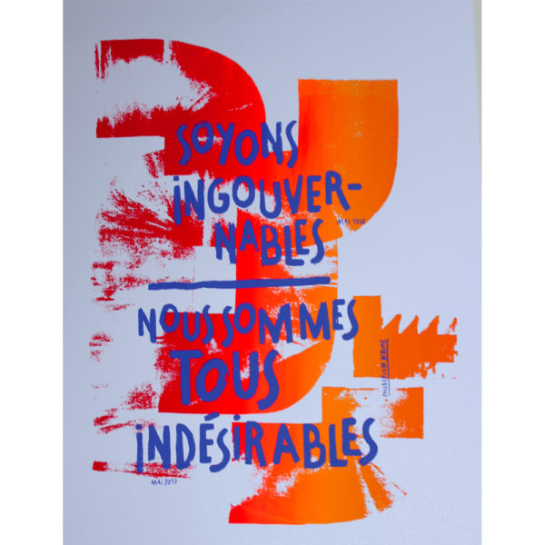 Ne rougissez pas - Soyons ingouvernables